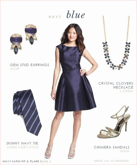 navy blue dress jewelry.